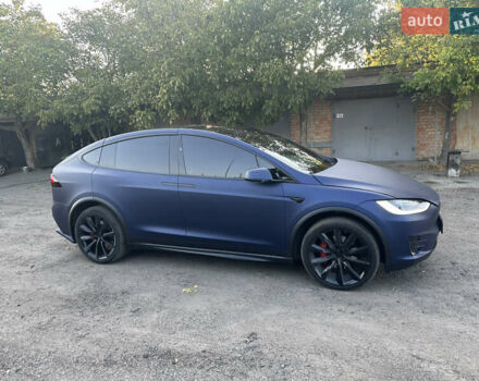 Синій Тесла Модель Х, об'ємом двигуна 0 л та пробігом 123 тис. км за 59500 $, фото 6 на Automoto.ua