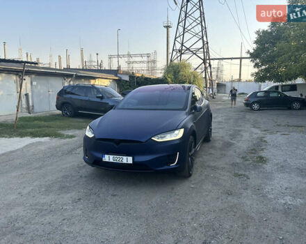 Синій Тесла Модель Х, об'ємом двигуна 0 л та пробігом 123 тис. км за 59500 $, фото 10 на Automoto.ua