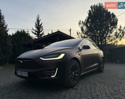 Синий Тесла Модель Х, объемом двигателя 0 л и пробегом 83 тыс. км за 34000 $, фото 1 на Automoto.ua