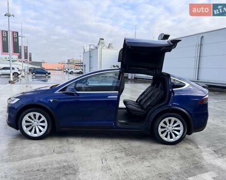 Синий Тесла Модель Х, объемом двигателя 0 л и пробегом 66 тыс. км за 34500 $, фото 4 на Automoto.ua