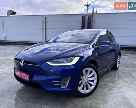Синий Тесла Модель Х, объемом двигателя 0 л и пробегом 66 тыс. км за 34500 $, фото 1 на Automoto.ua