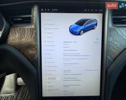 Синий Тесла Модель Х, объемом двигателя 0 л и пробегом 66 тыс. км за 34500 $, фото 16 на Automoto.ua