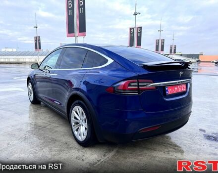 Синий Тесла Модель Х, объемом двигателя 100 л и пробегом 66 тыс. км за 34500 $, фото 5 на Automoto.ua