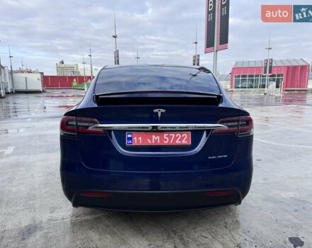 Синий Тесла Модель Х, объемом двигателя 0 л и пробегом 66 тыс. км за 34500 $, фото 6 на Automoto.ua