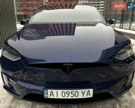 Синий Тесла Модель Х, объемом двигателя 0 л и пробегом 65 тыс. км за 49944 $, фото 21 на Automoto.ua