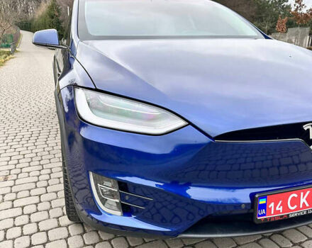 Синій Тесла Модель Х, об'ємом двигуна 0 л та пробігом 72 тис. км за 25500 $, фото 2 на Automoto.ua