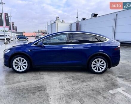 Синий Тесла Модель Х, объемом двигателя 0 л и пробегом 66 тыс. км за 34500 $, фото 3 на Automoto.ua