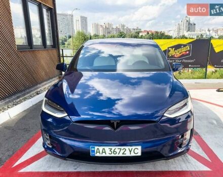 Синий Тесла Модель Х, объемом двигателя 0 л и пробегом 221 тыс. км за 29800 $, фото 2 на Automoto.ua