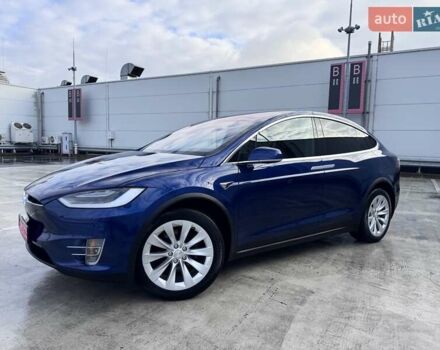 Синий Тесла Модель Х, объемом двигателя 0 л и пробегом 66 тыс. км за 34500 $, фото 2 на Automoto.ua