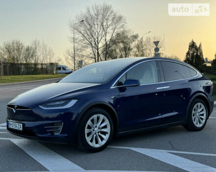 Синій Тесла Модель Х, об'ємом двигуна 0 л та пробігом 94 тис. км за 36999 $, фото 8 на Automoto.ua