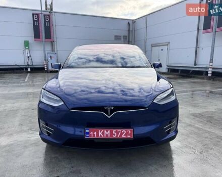 Синий Тесла Модель Х, объемом двигателя 0 л и пробегом 66 тыс. км за 34500 $, фото 10 на Automoto.ua