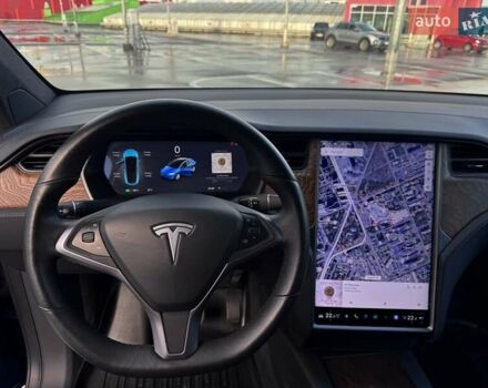 Синий Тесла Модель Х, объемом двигателя 0 л и пробегом 66 тыс. км за 34500 $, фото 15 на Automoto.ua