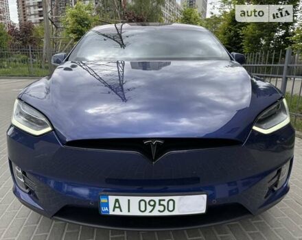 Синий Тесла Модель Х, объемом двигателя 0 л и пробегом 59 тыс. км за 51000 $, фото 154 на Automoto.ua