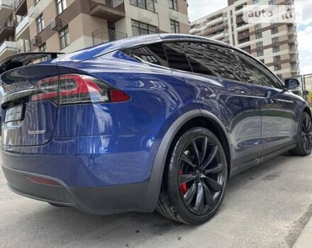 Синий Тесла Модель Х, объемом двигателя 0 л и пробегом 59 тыс. км за 51100 $, фото 15 на Automoto.ua