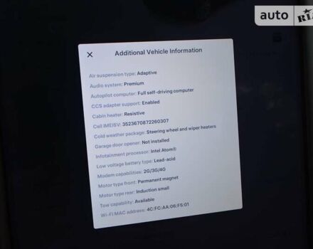 Синій Тесла Модель Х, об'ємом двигуна 0 л та пробігом 9 тис. км за 88000 $, фото 21 на Automoto.ua