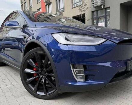 Синій Тесла Модель Х, об'ємом двигуна 0 л та пробігом 57 тис. км за 484 $, фото 1 на Automoto.ua