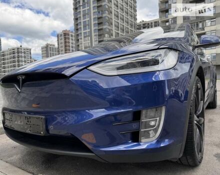Синий Тесла Модель Х, объемом двигателя 0 л и пробегом 59 тыс. км за 51100 $, фото 27 на Automoto.ua