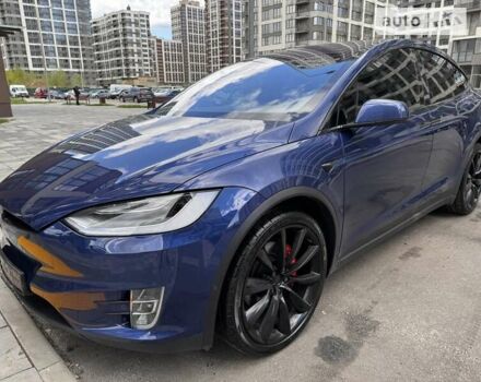 Синий Тесла Модель Х, объемом двигателя 0 л и пробегом 59 тыс. км за 51100 $, фото 29 на Automoto.ua