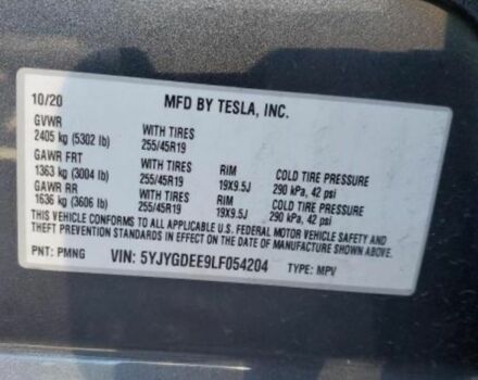 Синий Тесла Модель Х, объемом двигателя 0 л и пробегом 30 тыс. км за 10000 $, фото 10 на Automoto.ua