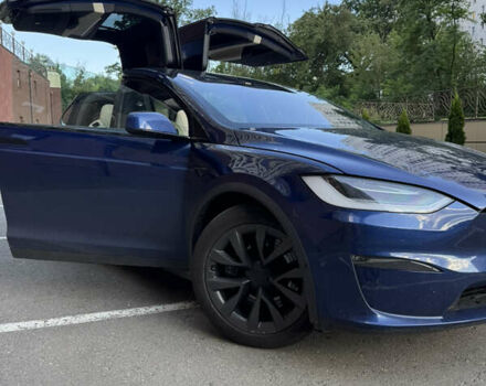 Синий Тесла Модель Х, объемом двигателя 0 л и пробегом 38 тыс. км за 42000 $, фото 9 на Automoto.ua