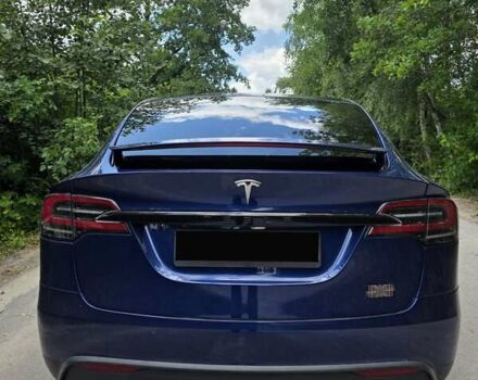 Синій Тесла Модель Х, об'ємом двигуна 0 л та пробігом 82 тис. км за 43000 $, фото 5 на Automoto.ua