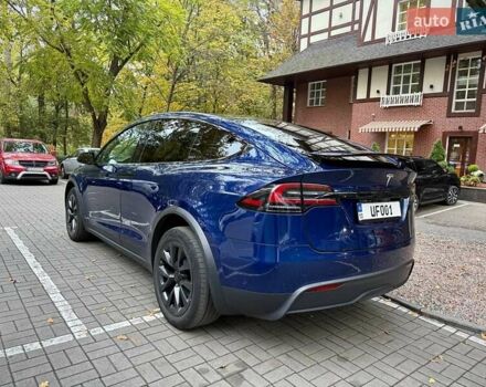 Синий Тесла Модель Х, объемом двигателя 0 л и пробегом 60 тыс. км за 39900 $, фото 3 на Automoto.ua