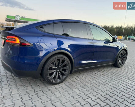 Тесла Модель Х 2022 в Днепре (Днепропетровске) на Automoto.ua Синий Тесла Модель Х, объемом двигателя 0 л и пробегом 27 тыс. км за 45000 $, фото 4 на Automoto.ua