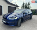 Синий Тесла Модель Х, объемом двигателя 0 л и пробегом 65 тыс. км за 43500 $, фото 3 на Automoto.ua
