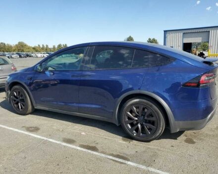 Синий Тесла Модель Х, объемом двигателя 0 л и пробегом 72 тыс. км за 18000 $, фото 1 на Automoto.ua