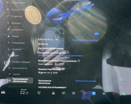 Синій Тесла Модель Х, об'ємом двигуна 0 л та пробігом 36 тис. км за 42200 $, фото 5 на Automoto.ua
