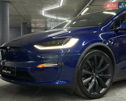 Синий Тесла Модель Х, объемом двигателя 0 л и пробегом 29 тыс. км за 47900 $, фото 8 на Automoto.ua