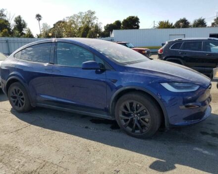 Синий Тесла Модель Х, объемом двигателя 0 л и пробегом 72 тыс. км за 18000 $, фото 3 на Automoto.ua