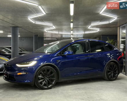 Синий Тесла Модель Х, объемом двигателя 0 л и пробегом 29 тыс. км за 47900 $, фото 6 на Automoto.ua