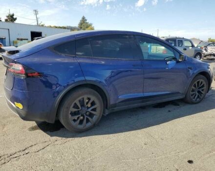 Синий Тесла Модель Х, объемом двигателя 0 л и пробегом 72 тыс. км за 18000 $, фото 2 на Automoto.ua