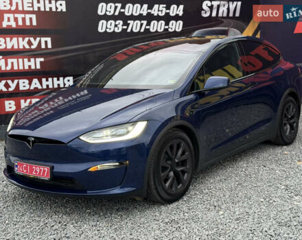 Синій Тесла Модель Х, об'ємом двигуна 0 л та пробігом 23 тис. км за 46500 $, фото 1 на Automoto.ua