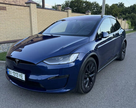 Синій Тесла Модель Х, об'ємом двигуна 0 л та пробігом 16 тис. км за 58000 $, фото 1 на Automoto.ua