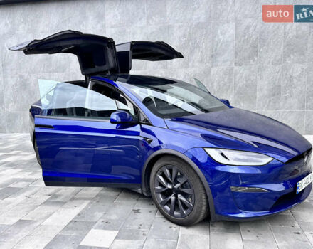 Синий Тесла Модель Х, объемом двигателя 0 л и пробегом 7 тыс. км за 51000 $, фото 8 на Automoto.ua