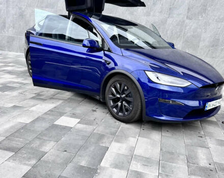 Синий Тесла Модель Х, объемом двигателя 0 л и пробегом 7 тыс. км за 51000 $, фото 6 на Automoto.ua