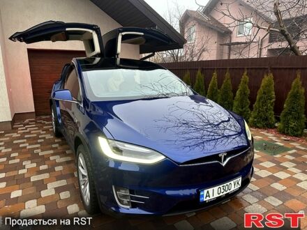 Синій Тесла Модель Х, об'ємом двигуна 0 л та пробігом 137 тис. км за 24500 $, фото 1 на Automoto.ua