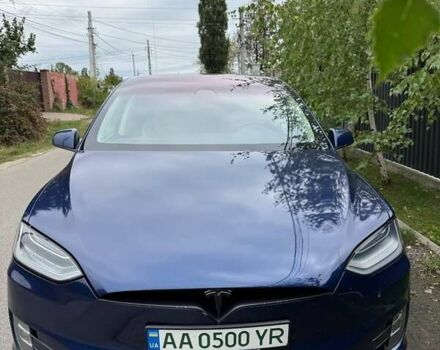 Синій Тесла Модель Х, об'ємом двигуна 0 л та пробігом 184 тис. км за 21800 $, фото 1 на Automoto.ua