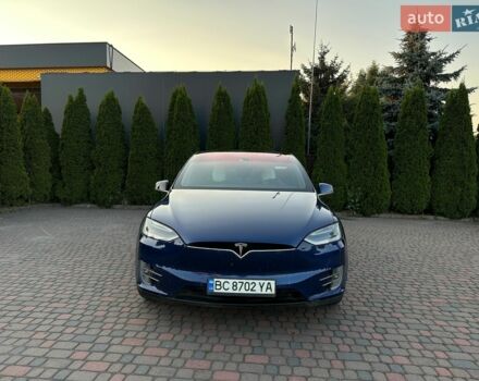 Синій Тесла Модель Х, об'ємом двигуна 0 л та пробігом 129 тис. км за 16100 $, фото 1 на Automoto.ua