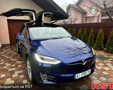 Синій Тесла Модель Х, об'ємом двигуна 0 л та пробігом 13700 тис. км за 24500 $, фото 1 на Automoto.ua