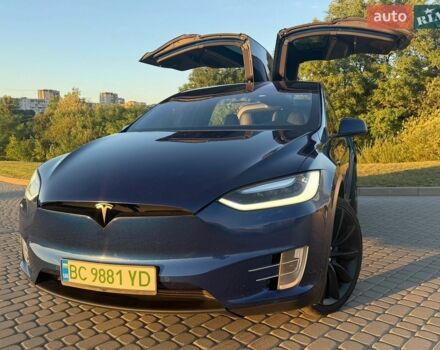 Синій Тесла Модель Х, об'ємом двигуна 0 л та пробігом 255 тис. км за 19000 $, фото 1 на Automoto.ua