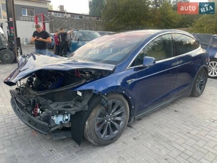 Синій Тесла Модель Х, об'ємом двигуна 0 л та пробігом 174 тис. км за 10700 $, фото 1 на Automoto.ua