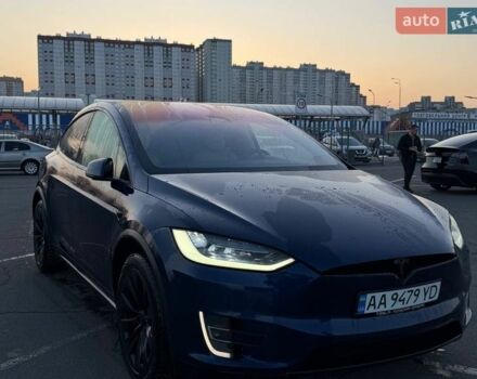 Синий Тесла Модель Х, объемом двигателя 0 л и пробегом 191 тыс. км за 18000 $, фото 1 на Automoto.ua