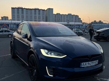 Синий Тесла Модель Х, объемом двигателя 0 л и пробегом 199 тыс. км за 18500 $, фото 1 на Automoto.ua