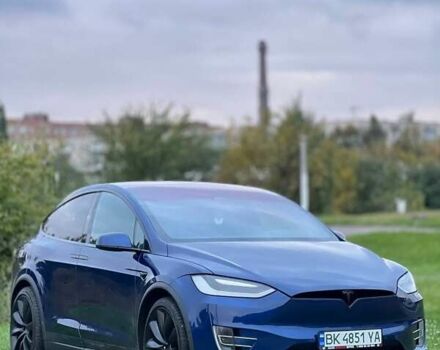 Синий Тесла Модель Х, объемом двигателя 0 л и пробегом 194 тыс. км за 15500 $, фото 1 на Automoto.ua