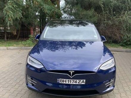 Синий Тесла Модель Х, объемом двигателя 0 л и пробегом 100 тыс. км за 25000 $, фото 1 на Automoto.ua