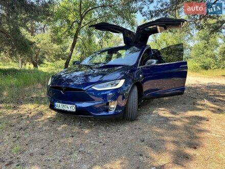 Синий Тесла Модель Х, объемом двигателя 0 л и пробегом 178 тыс. км за 21900 $, фото 1 на Automoto.ua