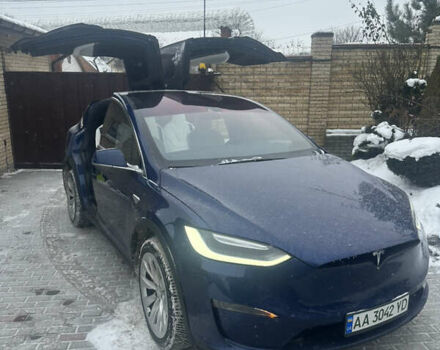 Синій Тесла Модель Х, об'ємом двигуна 0 л та пробігом 144 тис. км за 23000 $, фото 1 на Automoto.ua
